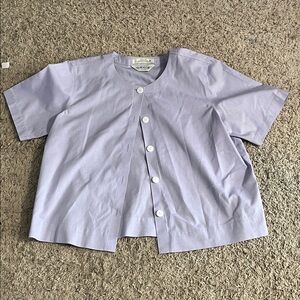 Orvis Lavender Button Down Shirt